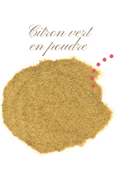 Citron vert en poudre