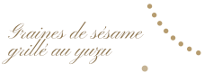 Graines de sésame grillé au yuzu