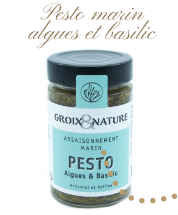 Pesto marin algues et basilic - 150 g