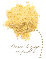 Ecorce de yuzu en poudre