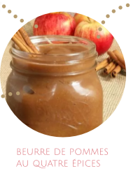 Recette de Beurre de pommes au quatre épices